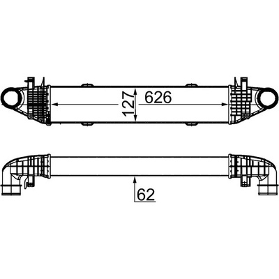 Chladič plniaceho vzduchu MAHLE ORIGINAL CI 359 000S (CI359000S)