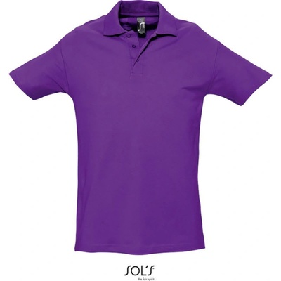 Sol´s Collection polokošile Spring II krátký rukáv COT-251362a6001 purpurová tmavá
