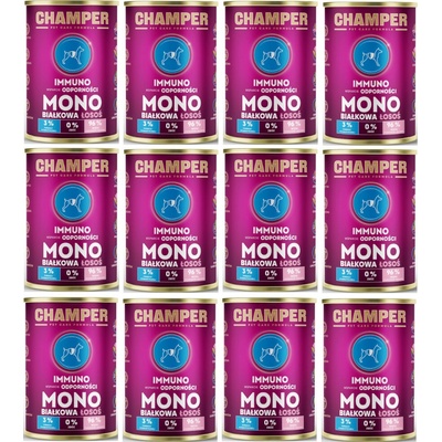 Champer Immuno monoproteinový losos 12 x 400 g