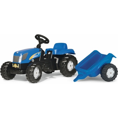 Rolly Toys Šliapací traktor New Holland TVT190 s vlečkou