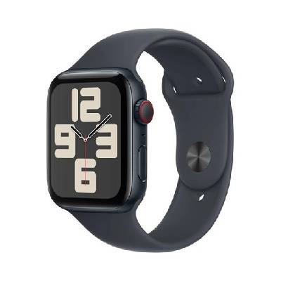 Apple Watch SE (2024) GPS + Cellular 40mm Midnight Aluminium Case with Midnight Sport Band - S/M