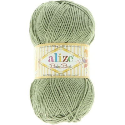 Alize Baby Best 138 olivově zelená