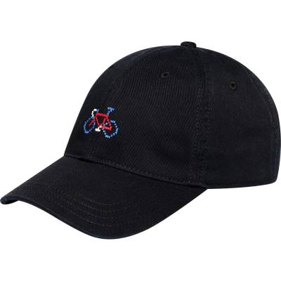 DEDICATED Шапка с козирка Dedicated Soft Cap Slussen Cap - Stitch Bike Black 2 - размер One Size (904-3601-0811)