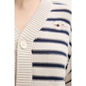 MM6 Maison Margiela Памучна жилетка MM6 Maison Margiela в бежово от лека материя S52HP0025 (S52HP0025)