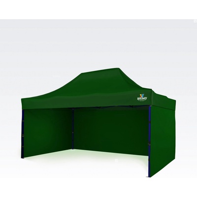 BRIMO Párty Stánky 3x4,5m ² s 3 stenami Zelená