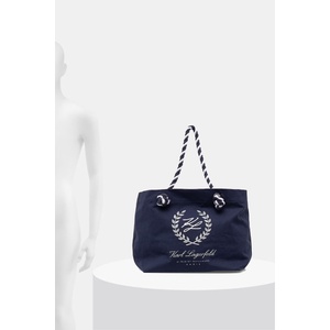 KARL LAGERFELD Чанта tote дамска от памук K/HOTEL (B1W46065)