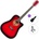 Pasadena PDC-10 Standard SET Red Burst Акустична китара