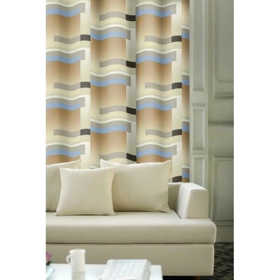Výprodej Dekorační látky, OXY stripes modrý, 150 cm 150 x 205 cm