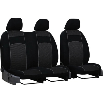 Autopoťah Pok-ter PEUGEOT PARTNER 2+1 II 2008-2018 VIP-B3 textil 1.model