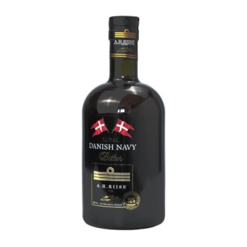 A.H.Riise Royal Danish Navy Bitter 32% 0,5 l ( čistá fľaša )
