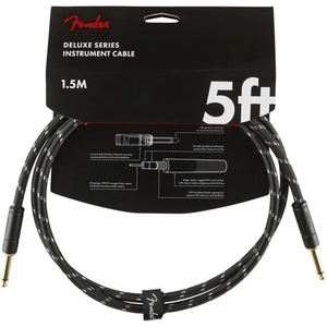 Fender Deluxe Series Black 150 cm Директен - Директен Инструментален кабел (0990820093)