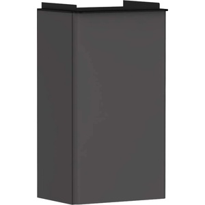 Hansgrohe Xelu Q - Шкафче за умивалник, 63x34x27 см, 1 врата, панти отляво, матово сиво/матово черно 54012670 (54012670)