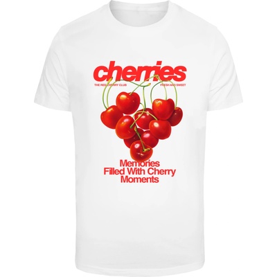 Mister Tee Тениска Cherry Moments Tee white XXLUB-MT3720-00220 - Тъмносив, размер S