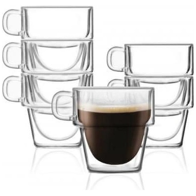 Vialli Design 6 dvoustěnných hrnků SENSO 7435 150 ml