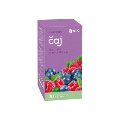 Vix ovocný čajmalin borůvka 20 x 2 g