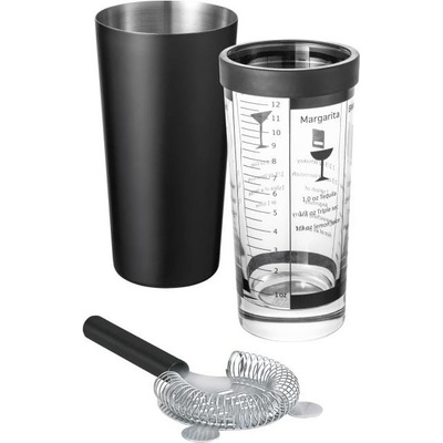 Blomus Бостънски шейкър с бъркалка Lounge черен (64291)