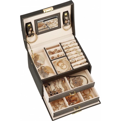 Springos šperkovnice Savage černá