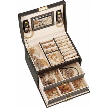 Springos šperkovnice Savage černá