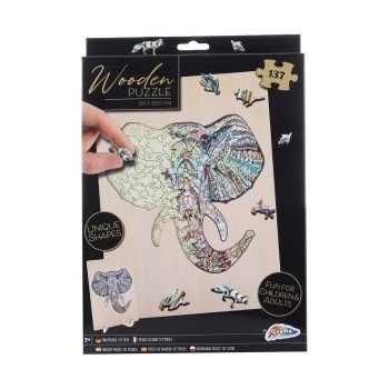 GRAFIX Obrysové Slon 137 dielov