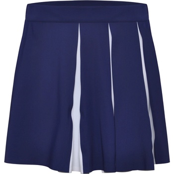 Colmar skirt with flounces on the side prussian blue white