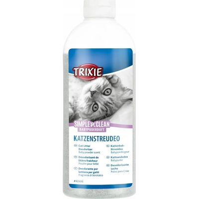 Trixie Fresh'n'Easy deodorant pro kočicí WC Baby Powder 750 g