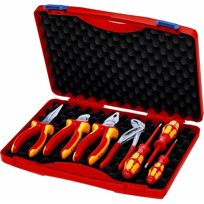 KNIPEX 00 21 15 Sada Tool Box Electric 2 „ČERVENÁ“ 7-dílný 275 mm – Zboží Dáma