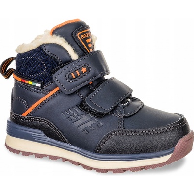 Chlapecké boty na suchý zip zateplené zimní
