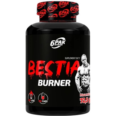 6PAK Nutrition BESTIA Burner [100 капсули]