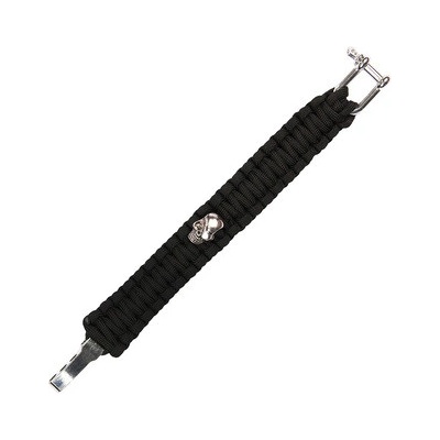 101 Inc Paracord náramek Skull Iron Buckle černý – Zboží Dáma