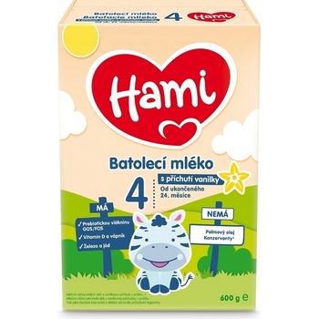 Hami 4 s příchutí vanilky 600 g