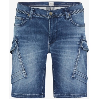 Pánske džínsové cargo bermudy BRAX modern fit