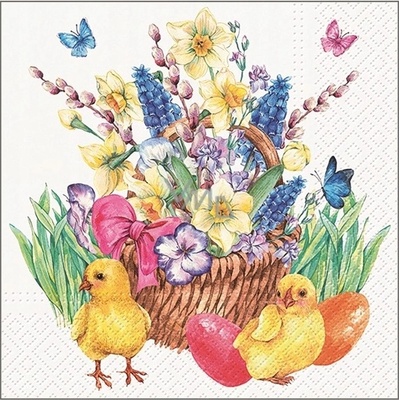 PAW Obrúsky TaT Easter Bouquet 33x33cm