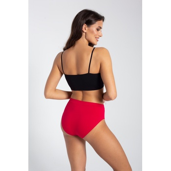 Gatta Bodywear Queenie Бикини от микрофибър без странични шевове ЧЕРВЕНEH-1006-RED APPLE 01 - Черен, размер XL