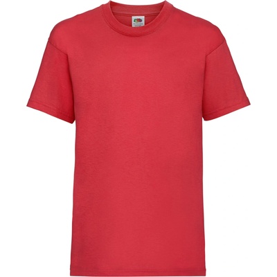 Fruit of the Loom F37•Kids Valueweight Tee červená