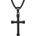 HARAHU Колие HO-34545 Cross - Черен KP34545