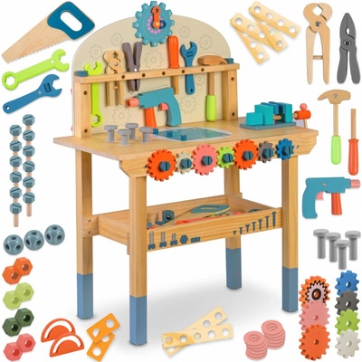 Ricokids Drevená dielňa s náradím RK-876
