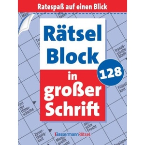 Rätselblock in großer Schrift 128 | Eberhard Krüger (2025)