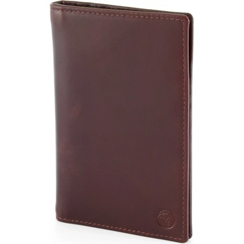 Lucleon kožená peněženka Jasper na cestovní pas AA10 3 6794 Hnědá