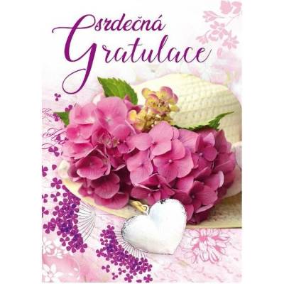Pohlednice SRDEČNÁ GRATULACE (P395-05)
