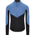 Q36.5 Мъжка фланелка с дълъг ръкав за колоездене Q36.5 Dottore Hybrid Que L/S Jersey Cycling jersey - Supersonic Check (056-4320-0313)