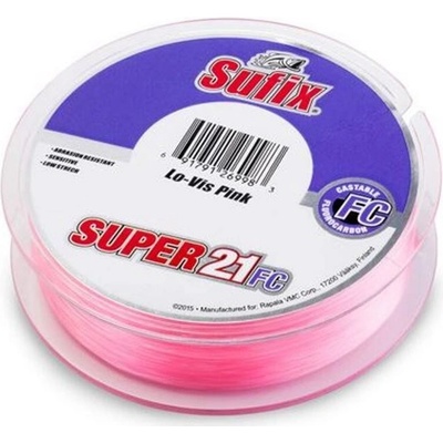 Sufix Fluorocarbon Super 21 Růžová 50 m 0,14 mm 2 kg