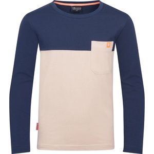 Trollkids Детска блуза с дълъг ръкав Trollkids Kid's Bergen Longsleeve Longsleeve - Cashew / Navy - размер 164 (EU) (704-2207-1719)