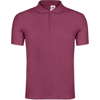 Fruit of the Loom Iconic Работна поло тениска Fruit of the Loom Original, бордо, 100% памук (1331431102)
