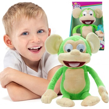 IMC Toys Chichotajúca sa opica zelený maskot Fufris Funny Monkey
