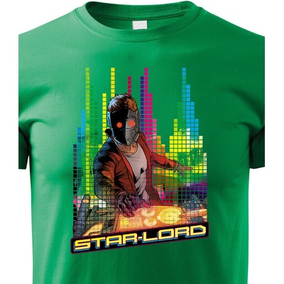 Dětské tričko Star-Lord DJ Zelená Velikost Canvas Bezvatriko.cz 2340