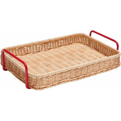 Hübsch Servírovací ratanový podnos 27x42 cm Splint
