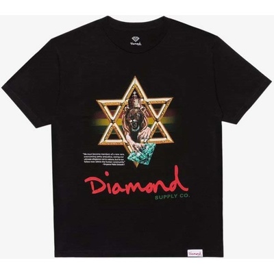 Diamond triko Star Of David Ss Tee black