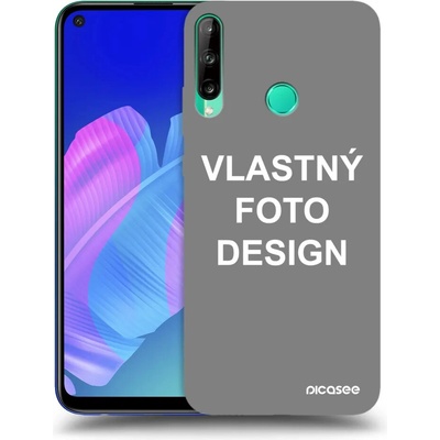 Púzdro Picasee silikónové Huawei P40 Lite E Vlastný design/motiv čiré