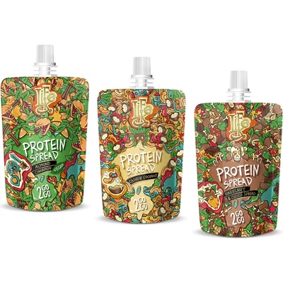 LifeLike Protein 2 gOGO Arašidový krém 80 g