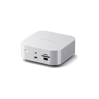 Satechi Thunderbolt 5 CubeDock with SSD Enclosure - EU - Silver (ST-DT5CES-EU)